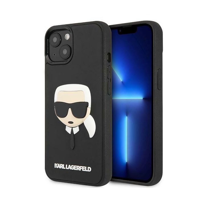 Karl Lagerfeld KLHCP14SKH3DBK iPhone 14/ 15 / 13 6,1" czarny/black hardcase 3D Rubber Karl`s Head na NearMe.pl