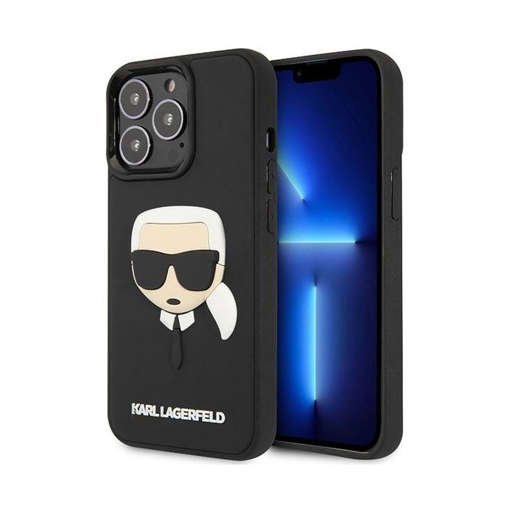 Karl Lagerfeld KLHCP14XKH3DBK iPhone 14Pro Max 6,7" czarny/black hardcase 3D Rubber Karl`s Head na NearMe.pl