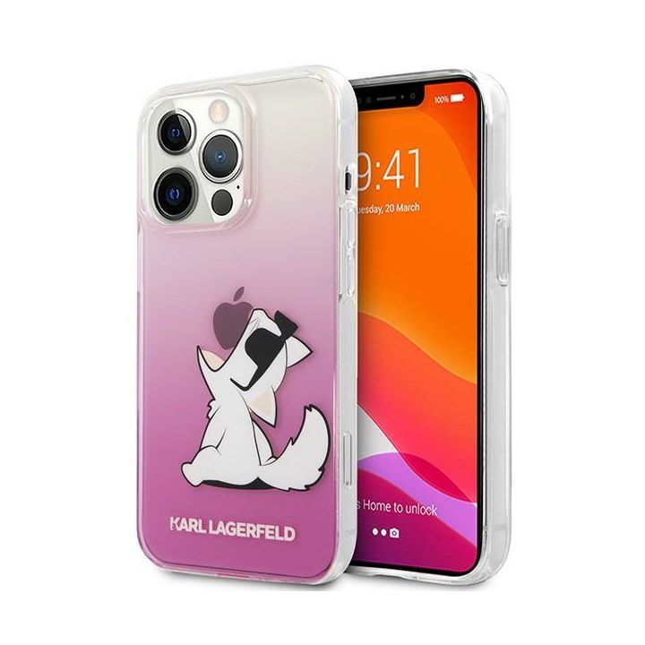 Karl Lagerfeld KLHCP14LCFNRCPI iPhone 14 Pro 6,1" hardcase różowy/pink Choupette Fun na NearMe.pl