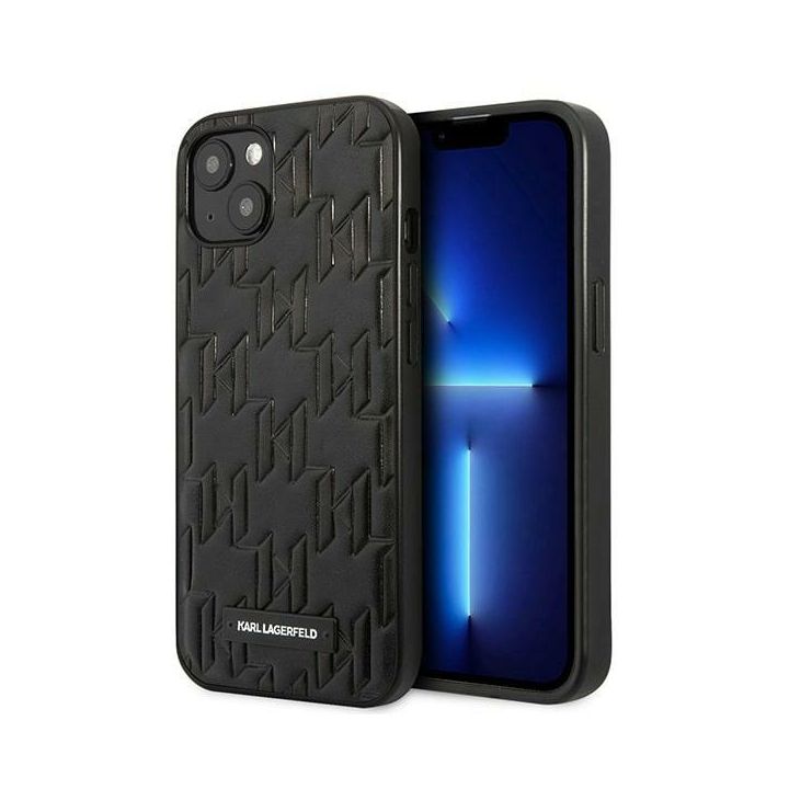 Karl Lagerfeld KLHCP13MMNMP1K iPhone 13/ 14 / 15 6,1" hardcase czarny/black Monogram Plaque na NearMe.pl