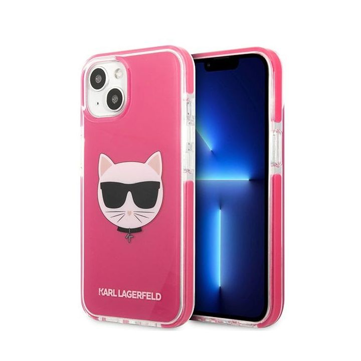 Karl Lagerfeld KLHCP13STPECPI iPhone 13 mini 5,4" hardcase fuksja/fuschia Choupette Head na NearMe.pl