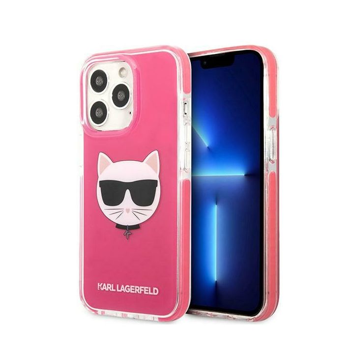 Karl Lagerfeld KLHCP13XTPECPI iPhone 13 Pro Max 6,7" hardcase fuksja/fuschia Choupette Head na NearMe.pl