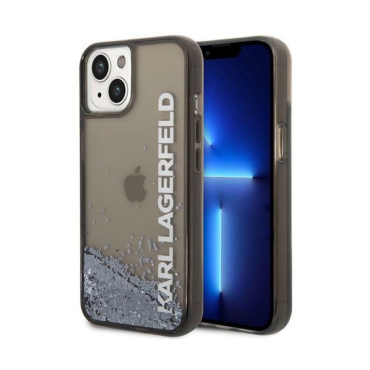 Karl Lagerfeld KLHCP14SLCKVK iPhone 14/ 15 / 13 6,1" czarny/black hardcase Liquid Glitter Elong na NearMe.pl