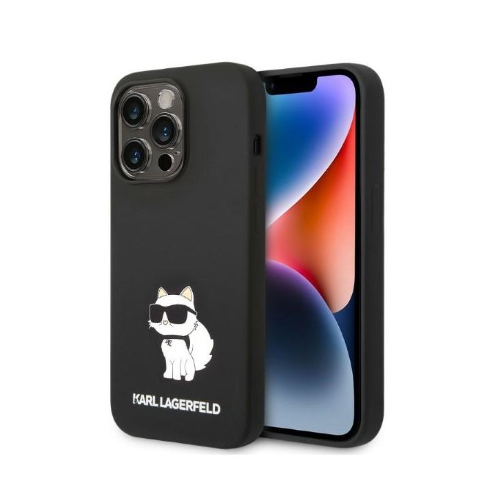 Karl Lagerfeld KLHCP14LSNCHBCK iPhone 14Pro 6,1" hardcase czarny/black Silicone Choupette na NearMe.pl
