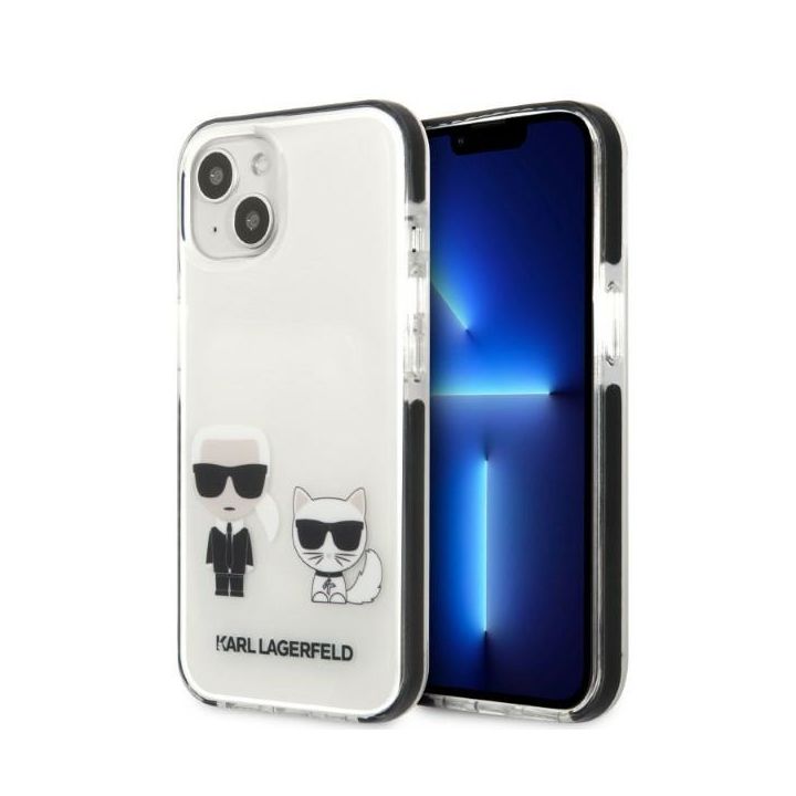 Karl Lagerfeld KLHCP13STPEKCW iPhone 13 mini 5,4" hardcase biały/white Karl&Choupette na NearMe.pl