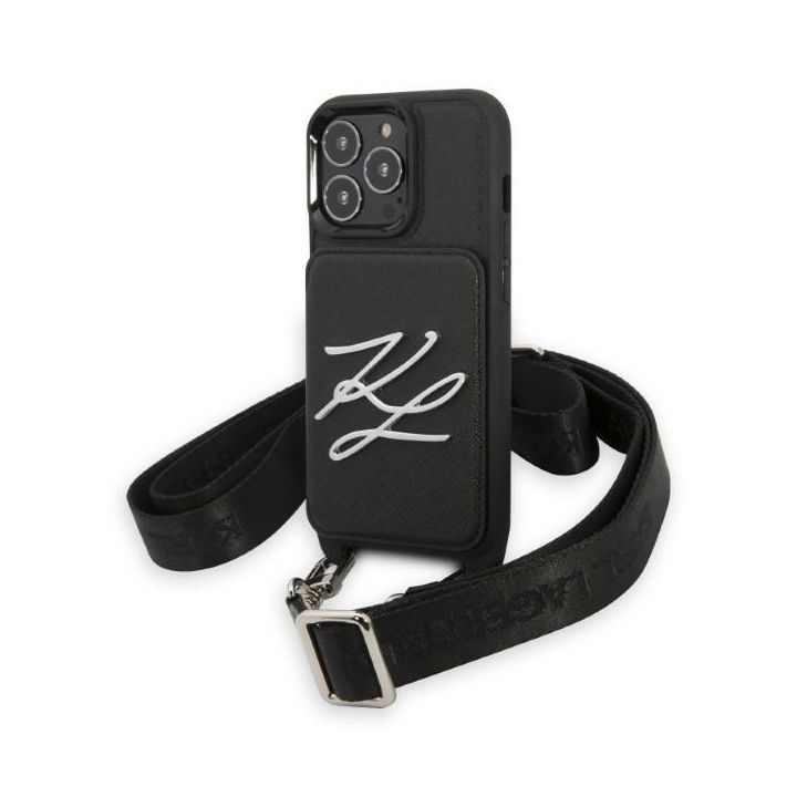 Karl Lagerfeld KLHCP13LSAKLCK iPhone 13Pro / 13 6,1" hardcase czarny/black Saffiano Autograph na NearMe.pl