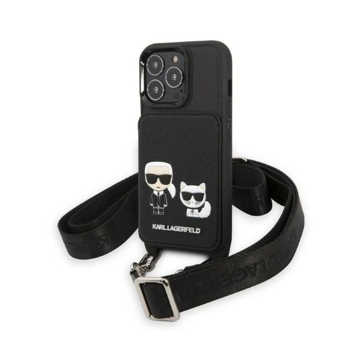 Karl Lagerfeld KLHCP13LSAKCHSK iPhone 13Pro / 13 6,1" hardcase Saffiano Karl & Choupette Embossed na NearMe.pl