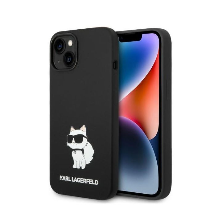 Karl Lagerfeld KLHMP14SSNCHBCK iPhone 14/ 15 / 13 6,1" hardcase czarny/black Silicone Choupette MagSafe na NearMe.pl