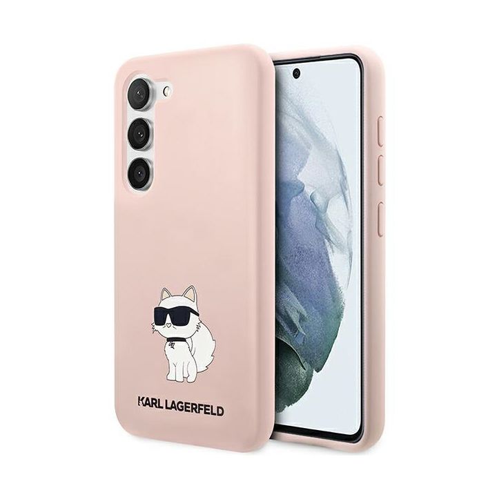 Karl Lagerfeld KLHCS23MSNCHBCP S23+ S916 hardcase różowy/pink Silicone Choupette na NearMe.pl