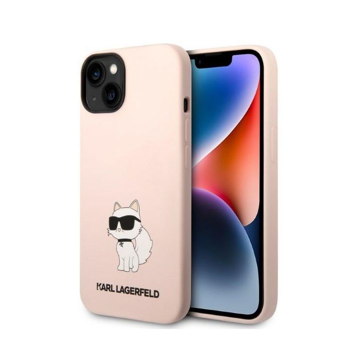 Karl Lagerfeld KLHCP14MSNCHBCP iPhone 14 Plus / 15 Plus 6,7" hardcase różowy/pink Silicone Choupette na NearMe.pl