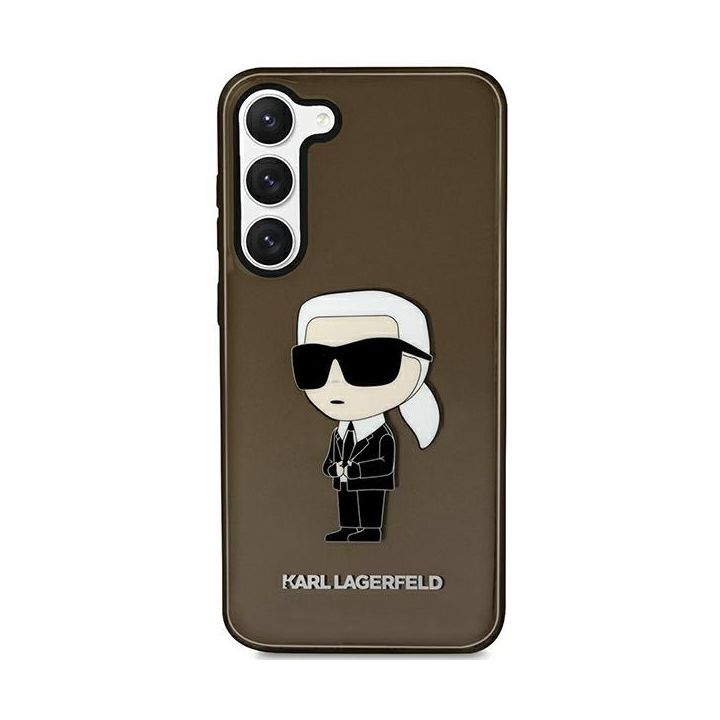 Karl Lagerfeld KLHCS23SHNIKTCK S23 S911czarny/black hardcase Ikonik Karl Lagerfeld na NearMe.pl