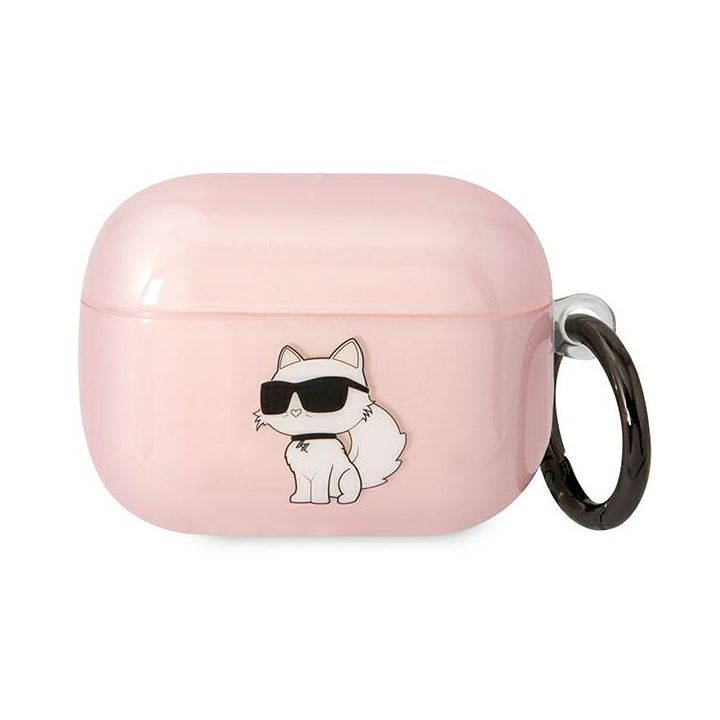 Karl Lagerfeld KLAPHNCHTCP Airpods Procover różowy/pink Ikonik Choupette na NearMe.pl