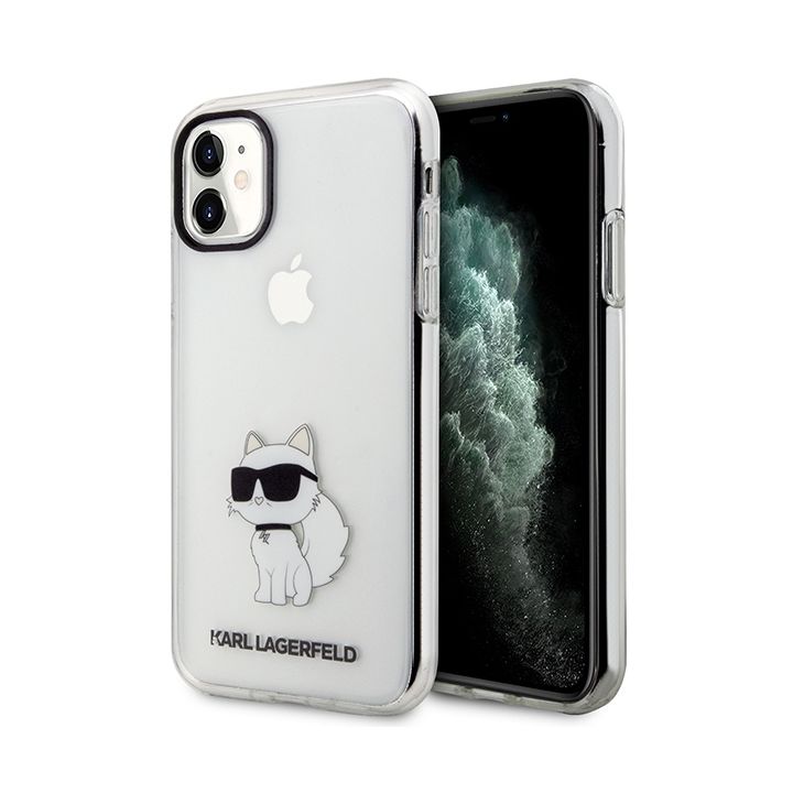 Karl Lagerfeld KLHCN61HNCHTCT iPhone 11/ Xr 6,1" transparent hardcase Ikonik Choupette na NearMe.pl