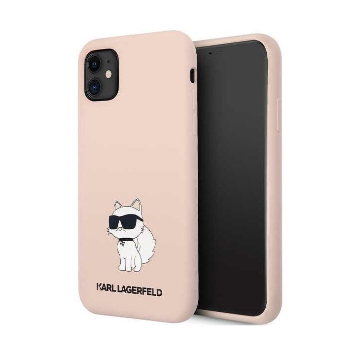 Karl Lagerfeld KLHCN61SNCHBCP iPhone 11/XR 6,1" hardcase różowy/pink Silicone Choupette na NearMe.pl