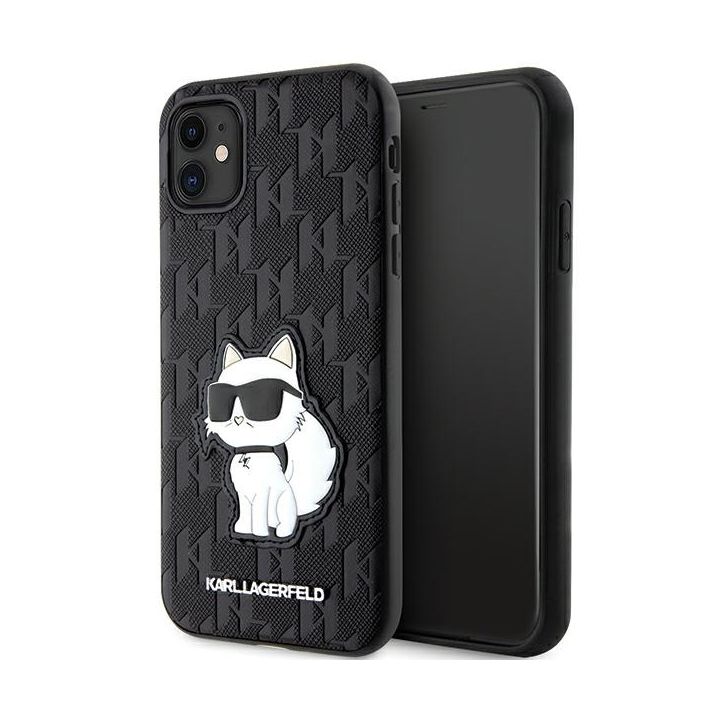 Karl Lagerfeld KLHCN61SAKHPCK iPhone 11/ Xr 6.1" czarny/black Saffiano Monogram Choupette na NearMe.pl