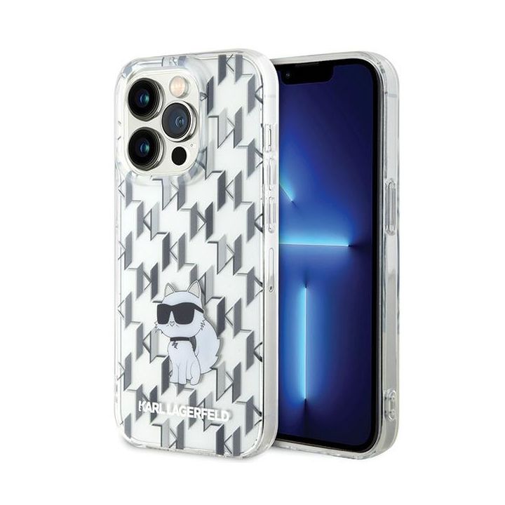 Karl Lagerfeld KLHCP15LHNCMKLT iPhone 15 Pro 6.1" transparent hardcase Monogram Choupette na NearMe.pl