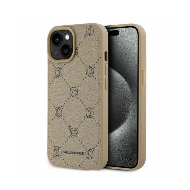 Karl Lagerfeld KLHMP15SPGKHPHE iPhone 15 6.1" beżowy/beige Magsafe Karl Heads na NearMe.pl