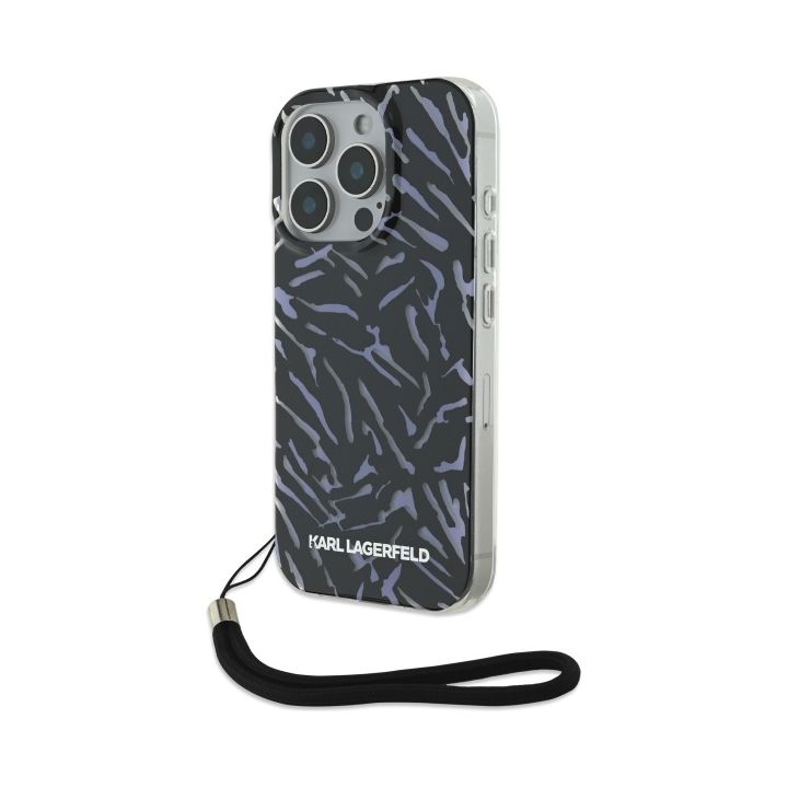 Karl Lagerfeld KLHCP16XHZBPKCCU iPhone 16 Pro Max 6.9" fioletowy/purple Zebra With Cord na NearMe.pl