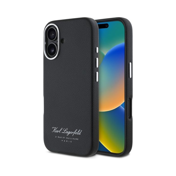 Karl Lagerfeld KLHCP16SPGWCMKHK iPhone 16 6.1 hardcase czarny/black hotel RSG na NearMe.pl