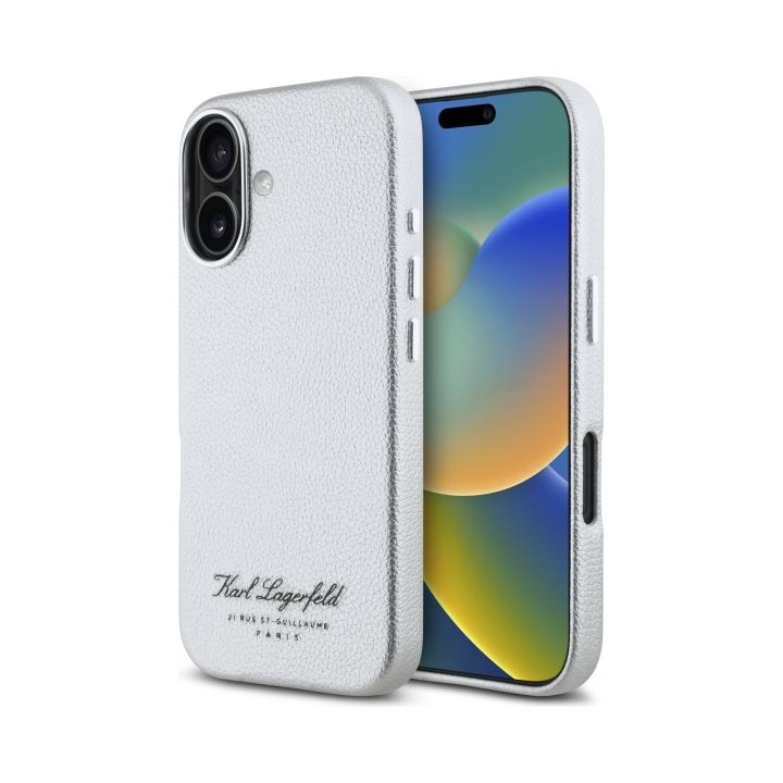 Karl Lagerfeld KLHCP16SPGWCMKHG iPhone   16 6,1" hardcase szary/grey hotel RSG na NearMe.pl