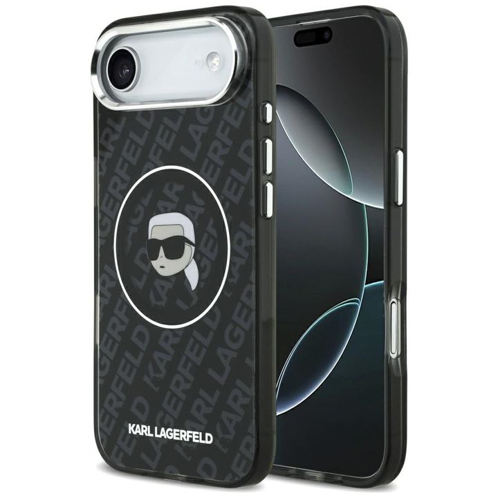 Etui Karl Lagerfeld IML Karl Head Logo   MagSafe do iPhone Air czarny na NearMe.pl