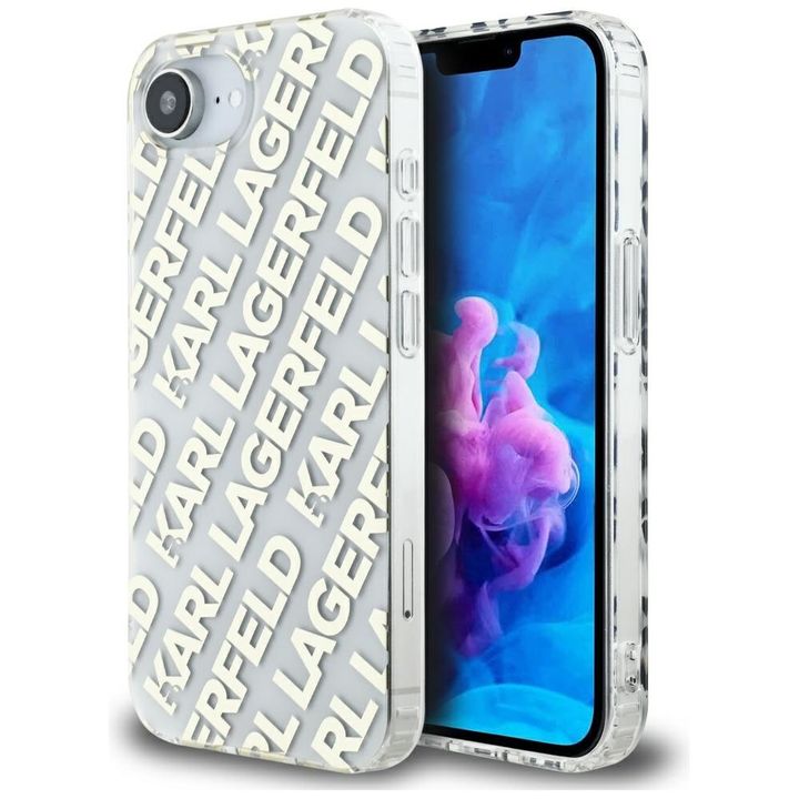 Etui Karl Lagerfeld IML Repeat Logo do   iPhone 16e / 17e złoty na NearMe.pl