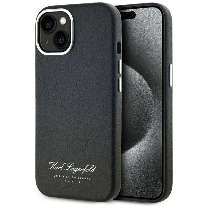Etui Karl Lagerfeld hotel RSG do iPhone  15 czarny na NearMe.pl