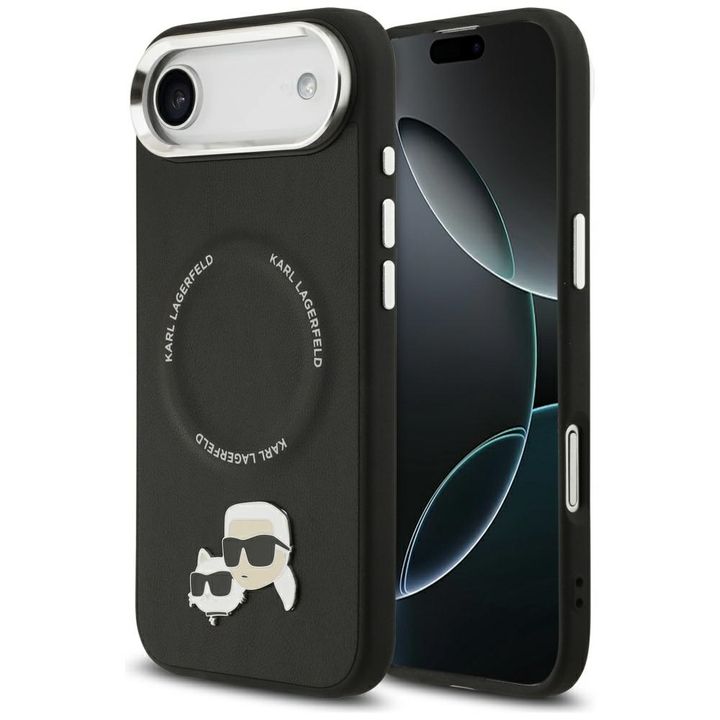 Etui Karl Lagerfeld Karl & Choupette     Pins MagSafe do iPhone Air czarny na NearMe.pl