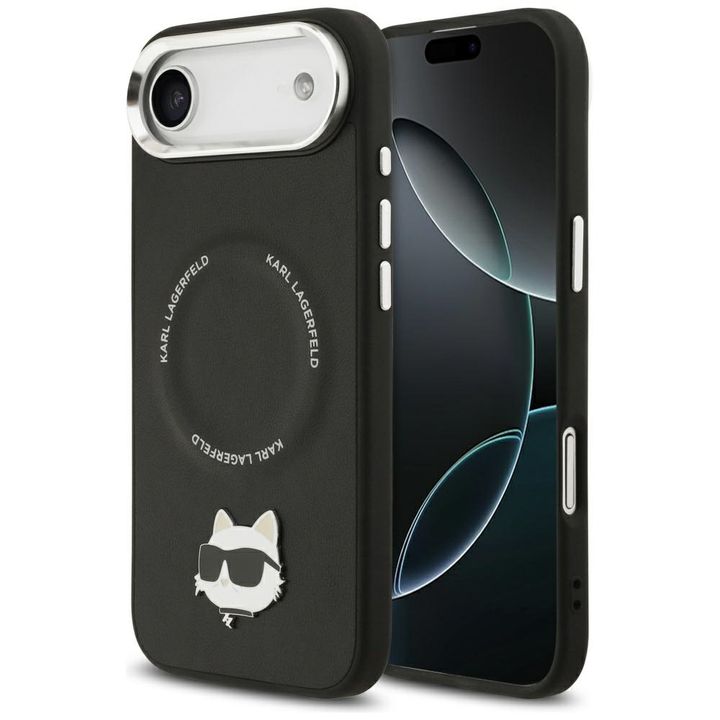 Etui Karl Lagerfeld Choupette Pin        MagSafe do iPhone Air czarny na NearMe.pl