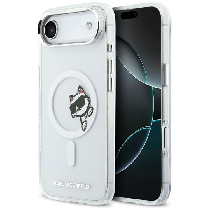Etui Karl Lagerfeld IML Peekaboo MagSafe do iPhone Air transparent na NearMe.pl