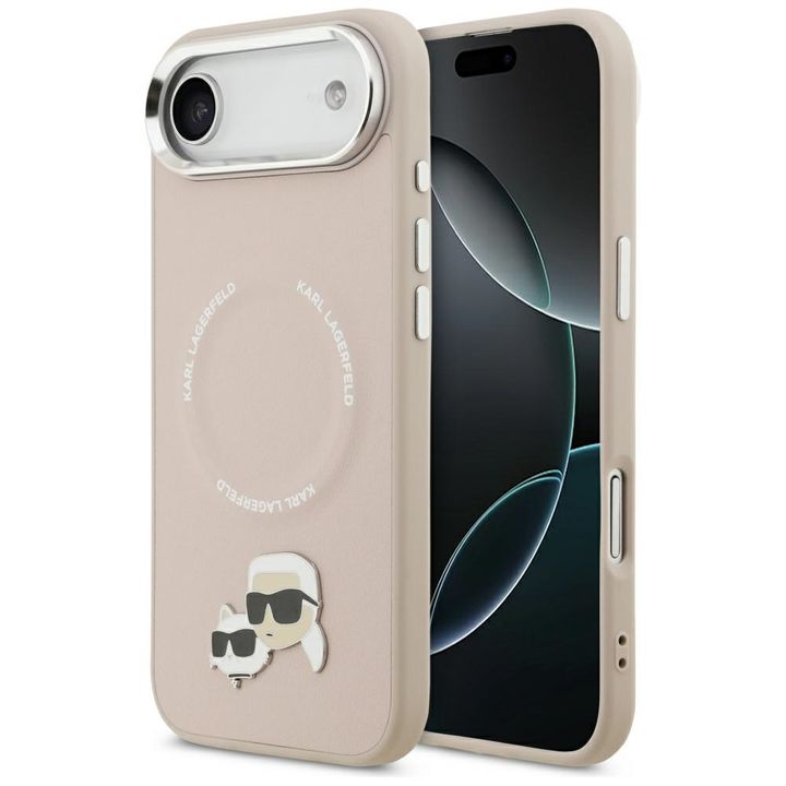Etui Karl Lagerfeld Karl & Choupette     Pins MagSafe do iPhone Air różowy na NearMe.pl