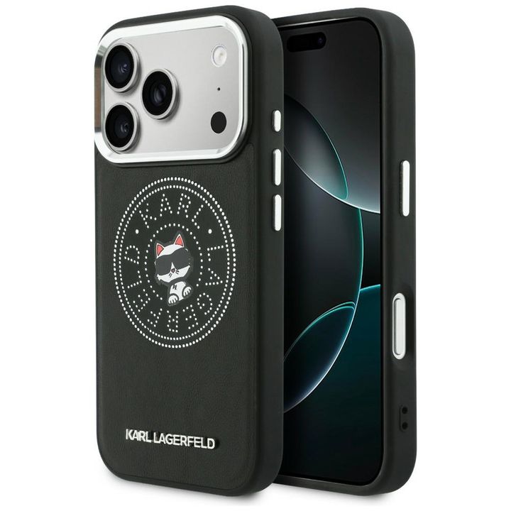 Etui Karl Lagerfeld Point & Choupette    Sketch MagSafe do iPhone 17 Pro Max czarny na NearMe.pl