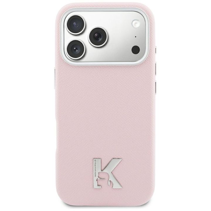 Etui Karl Lagerfeld Karl Head Logo       MagSafe do iPhone 17 różowy na NearMe.pl