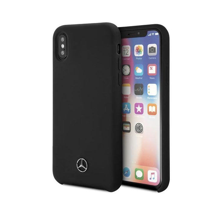 Mercedes MEHCPXSILBK iPhone X/ Xs/Xs hardcase czarny/black Silicone Line na NearMe.pl