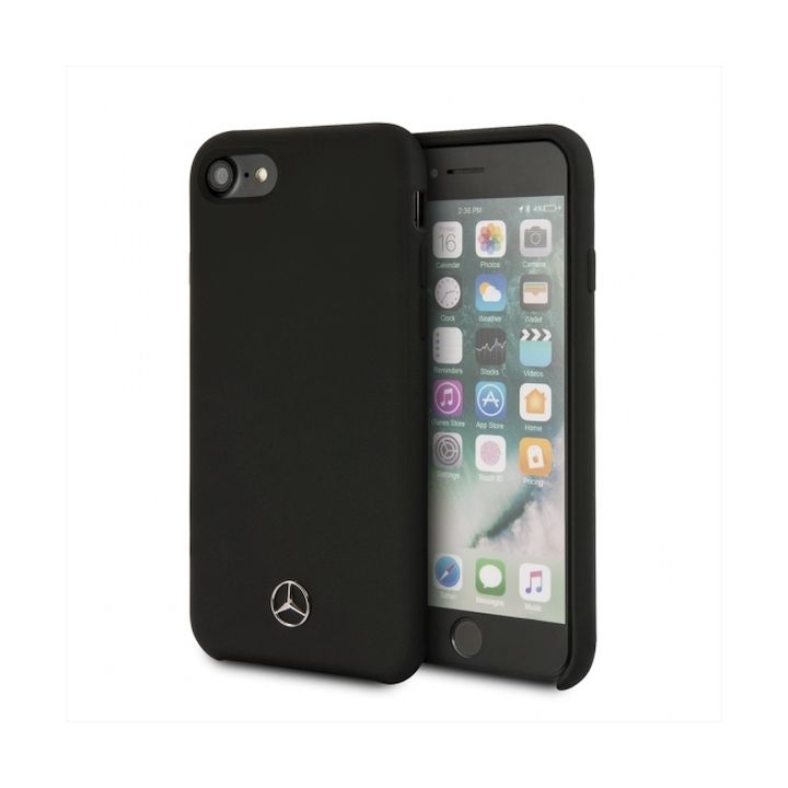 Mercedes MEHCI8SILBK iPhone 7/8SE 2020 / SE 2022 hardcase czarny/black Silicone Line na NearMe.pl