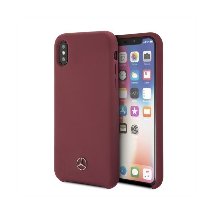Mercedes MEHCPXSILRE iPhone X/ Xshard case czerwony/red na NearMe.pl