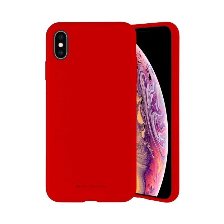 Mercury Silicone iPhone X/Xs czerwony/red na NearMe.pl