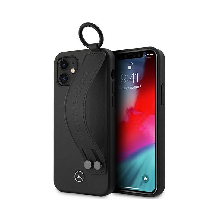 Mercedes MEHCP12SLSSBK iPhone 12 mini5,4" czarny/black hardcase Strap Line na NearMe.pl