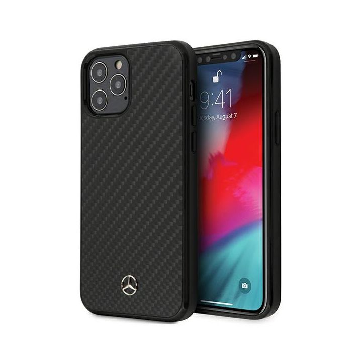 Mercedes MEHCP12MRCABK iPhone 12/12 Pro6,1" czarny/black carbon hardcase Dynamic Line na NearMe.pl