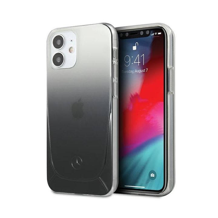 Mercedes MEHCP12SARGBK iPhone 12 mini5,4" czarny/black hardcase Transparent Line na NearMe.pl
