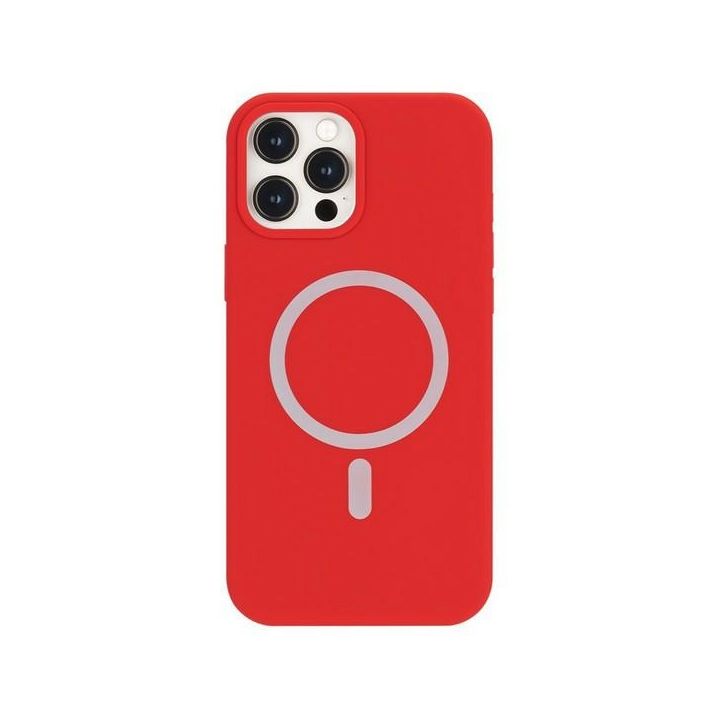 Mercury MagSafe Silicone iPhone 12 ProMax 6.7" czerwony/red na NearMe.pl