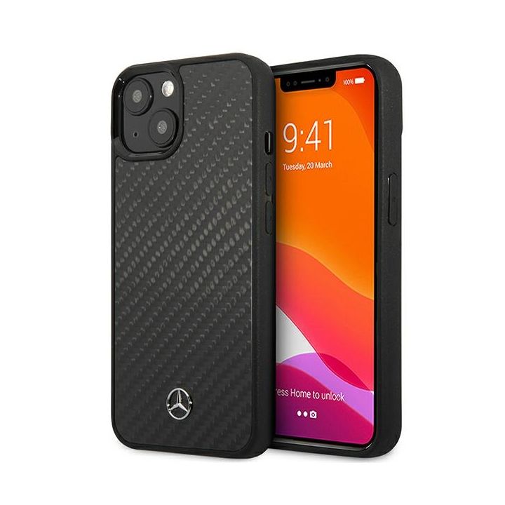Mercedes MEHCP13SRCABK iPhone 13 mini5,4" czarny/black carbon hardcase Dynamic Line na NearMe.pl