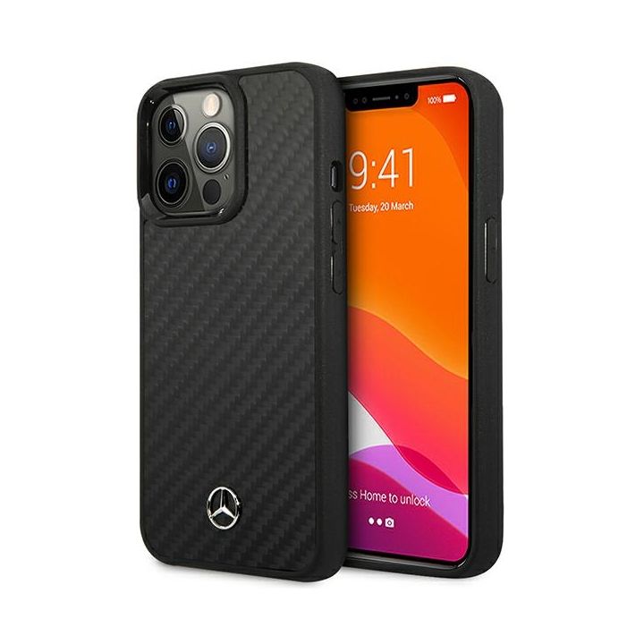 Mercedes MEHCP13XRCABK iPhone 13 Pro Max6,7" czarny/black carbon hardcase Dynamic Line na NearMe.pl