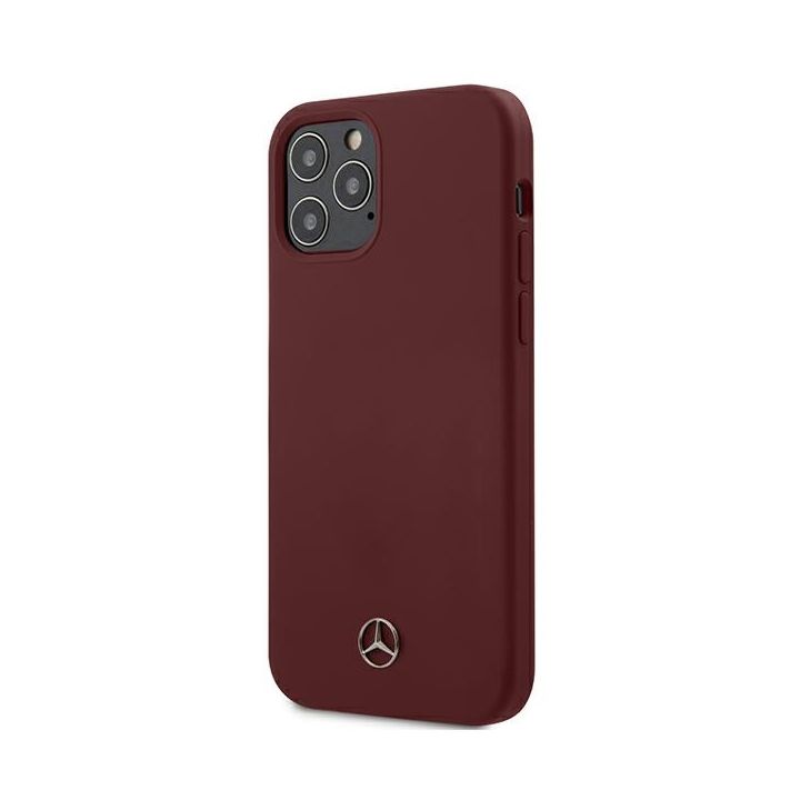 Mercedes MEHCP12MSILRE iPhone 12/12 Pro 6,1" czerwony/red hardcase Silicone Line na NearMe.pl