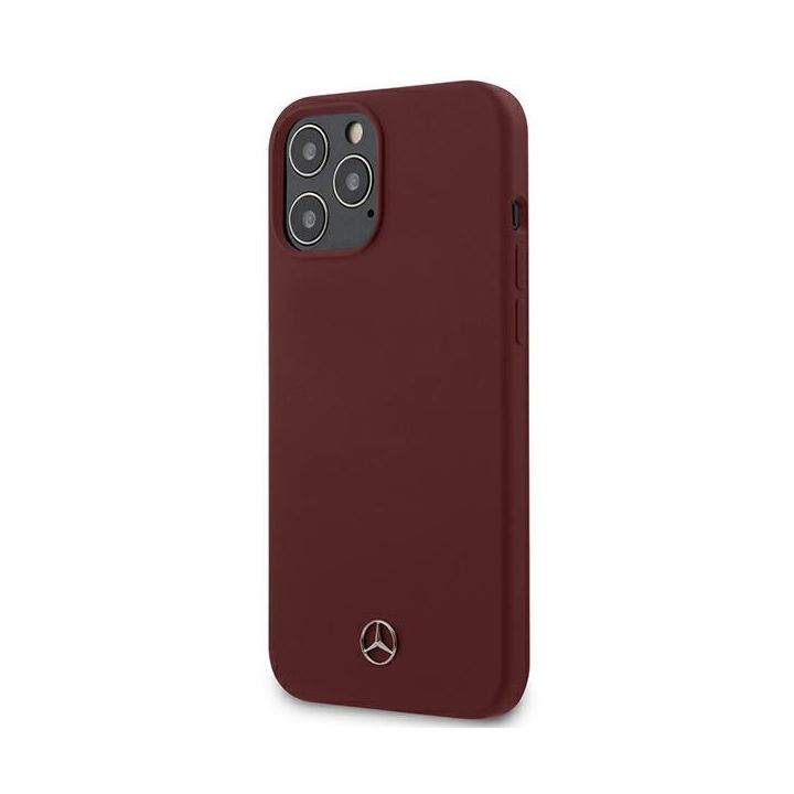 Mercedes MEHCP12LSILRE iPhone 12 Pro Max 6,7" czerwony/red hardcase Silicone Line na NearMe.pl