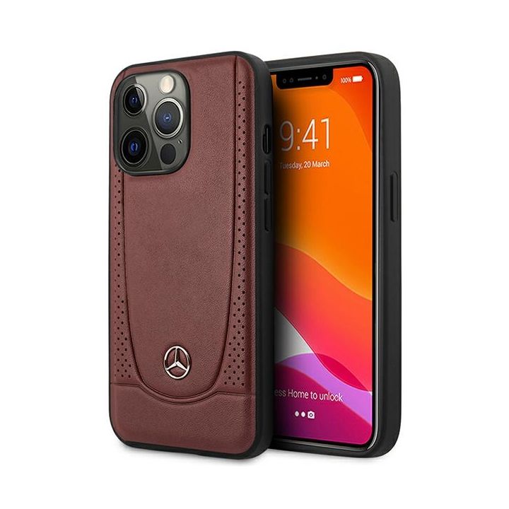 Mercedes MEHCP14LARMRE iPhone 14 Pro6,1" czerwony/red hardcase Leather Urban Bengale na NearMe.pl