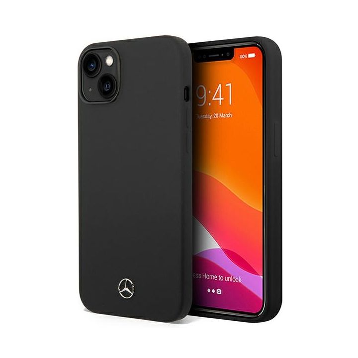 Mercedes MEHMP14MSILBK iPhone 14 Plus /15 Plus 6,7" czarny/black hardcase Silicone Line Magsafe na NearMe.pl