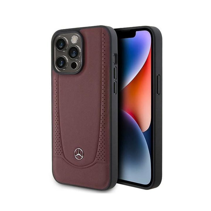 Mercedes MEHCP15LARMRE iPhone 15 Pro 6.1" czerwony/red hardcase Leather Urban Bengale na NearMe.pl