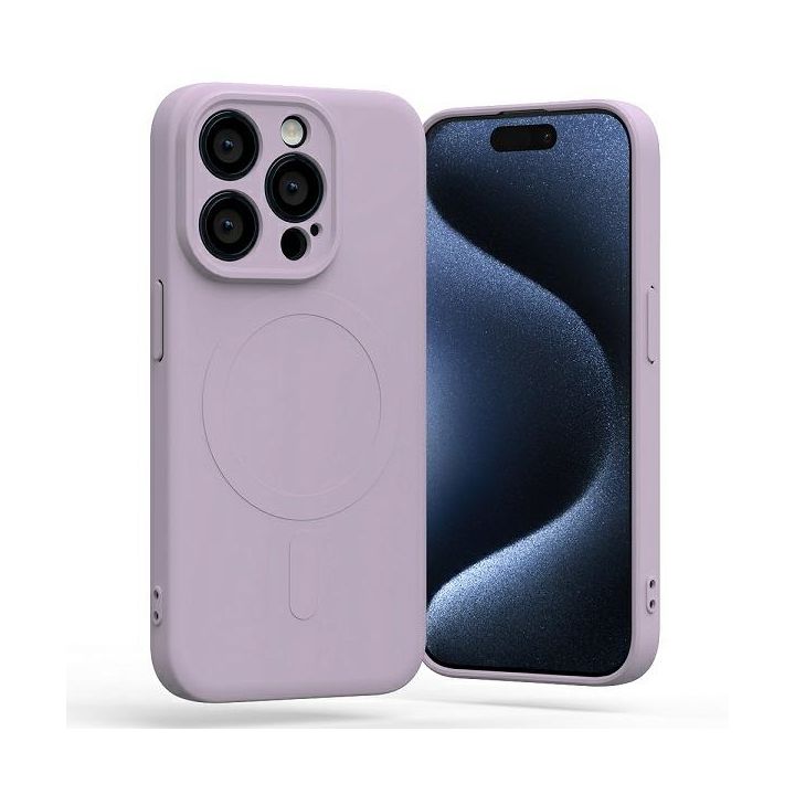 Mercury MagSafe Semi-Silicone iPhone 15Pro 6,1" liliowy fiolet /lilac purple na NearMe.pl