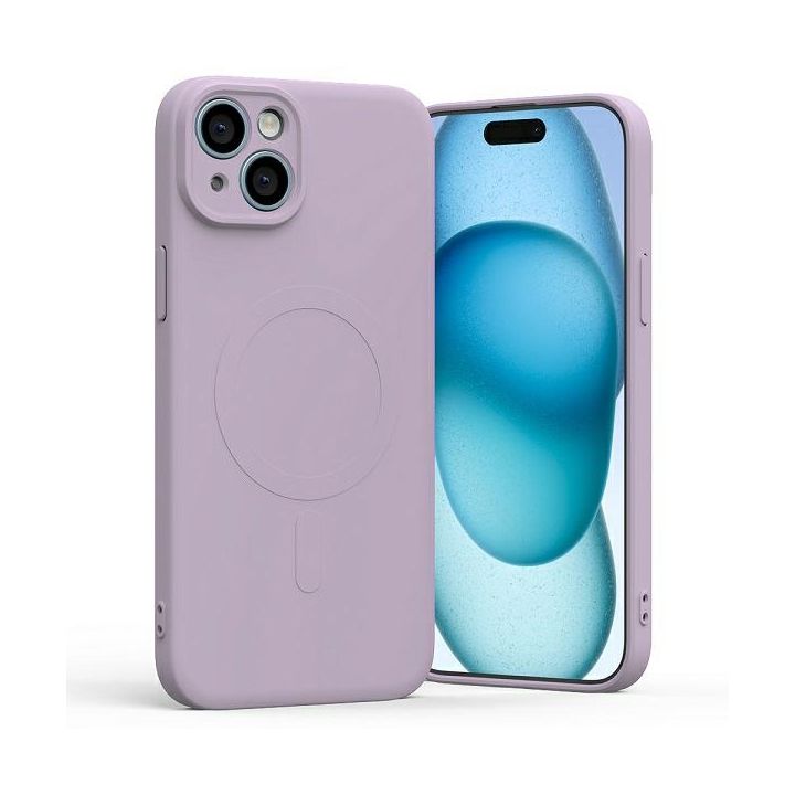 Mercury MagSafe Semi-Silicone iPhone 15Plus 6,7" liliowy fiolet /lilac purple na NearMe.pl